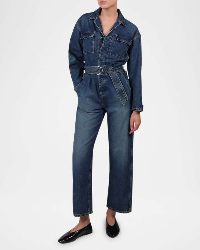 Larsen Denim Utility Jumpsuit